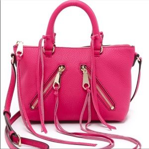 Rebecca Minkoff Pink Micro Moto Satchel